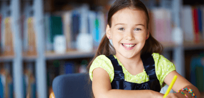 Smart Girl Ready to Answer Question